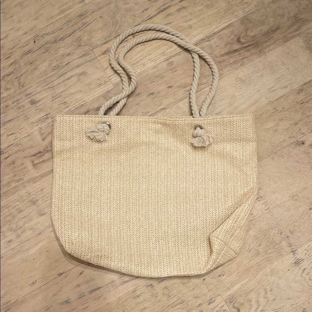 Tan Tote Beach Bag
